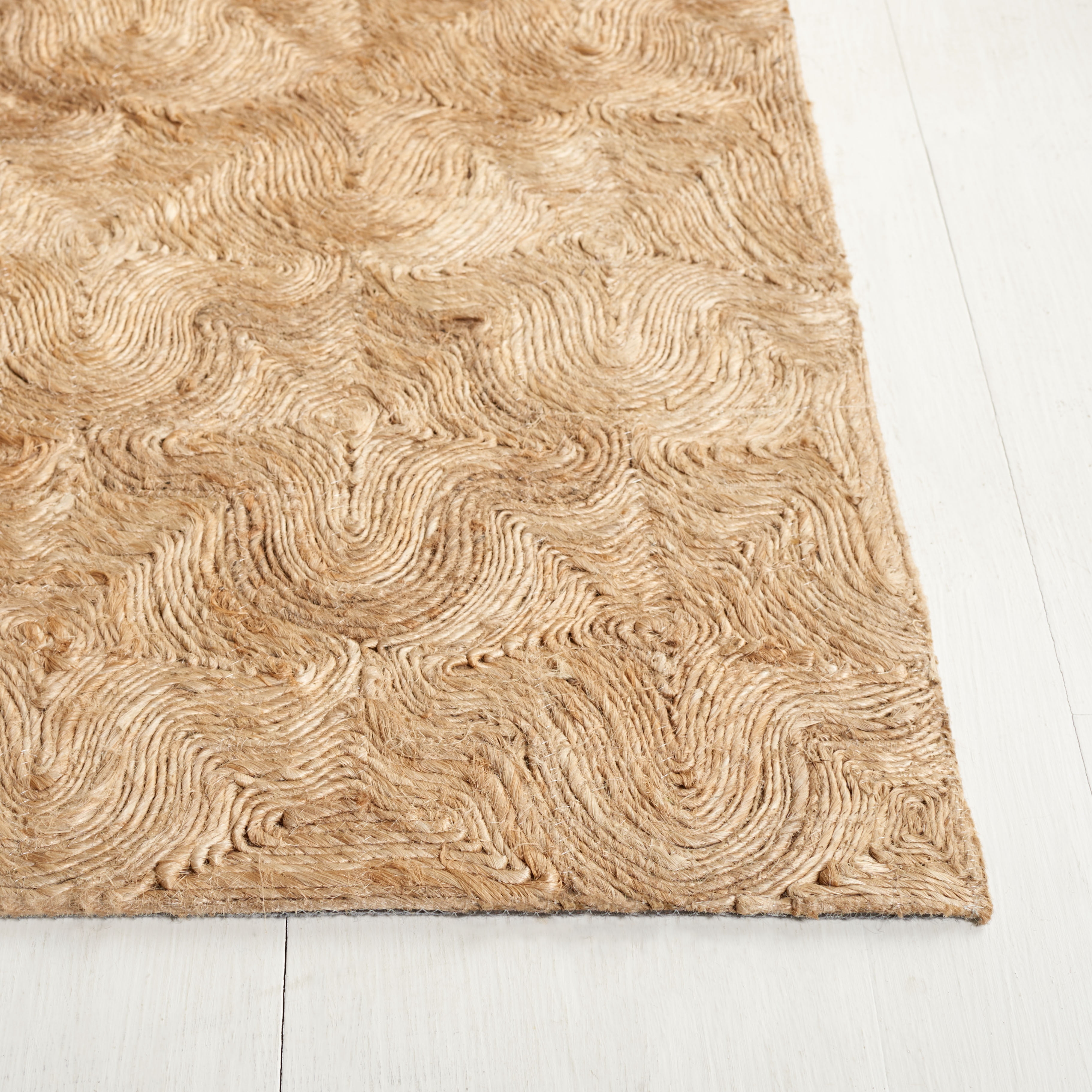 SAFAVIEH Natural Fiber Edwyna Geometric Area Rug, Natural, 4' x 6'
