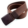 thumbnail image 6 of Plutput Durable Unisex Nylon Casual Belt, Black, 6 of 6