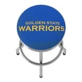thumbnail image 5 of Trademark Gameroom Golden State Warriors Fade Chrome Ribbed Barstool, 5 of 5