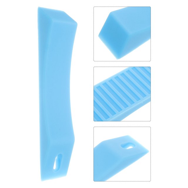 USHOBE 2pcs RV Leveling System Silicone Sky Blue Blocks for Stabilizing Vehicles