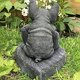 thumbnail image 4 of 1 pieza de decoración de jardín de bulldog francés, estatua de letrero de bienvenida en el patio, césped en el patio, decoraciones divertidas, estatua exterior, decoraciones de regalo de jardinería, 4 of 5