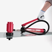 Yescom 1/2 to 2 Hydraulic Knockout Punch Set 10-Ton 6-Die Electrical Conduit Hole Punch Driver Kit - Red