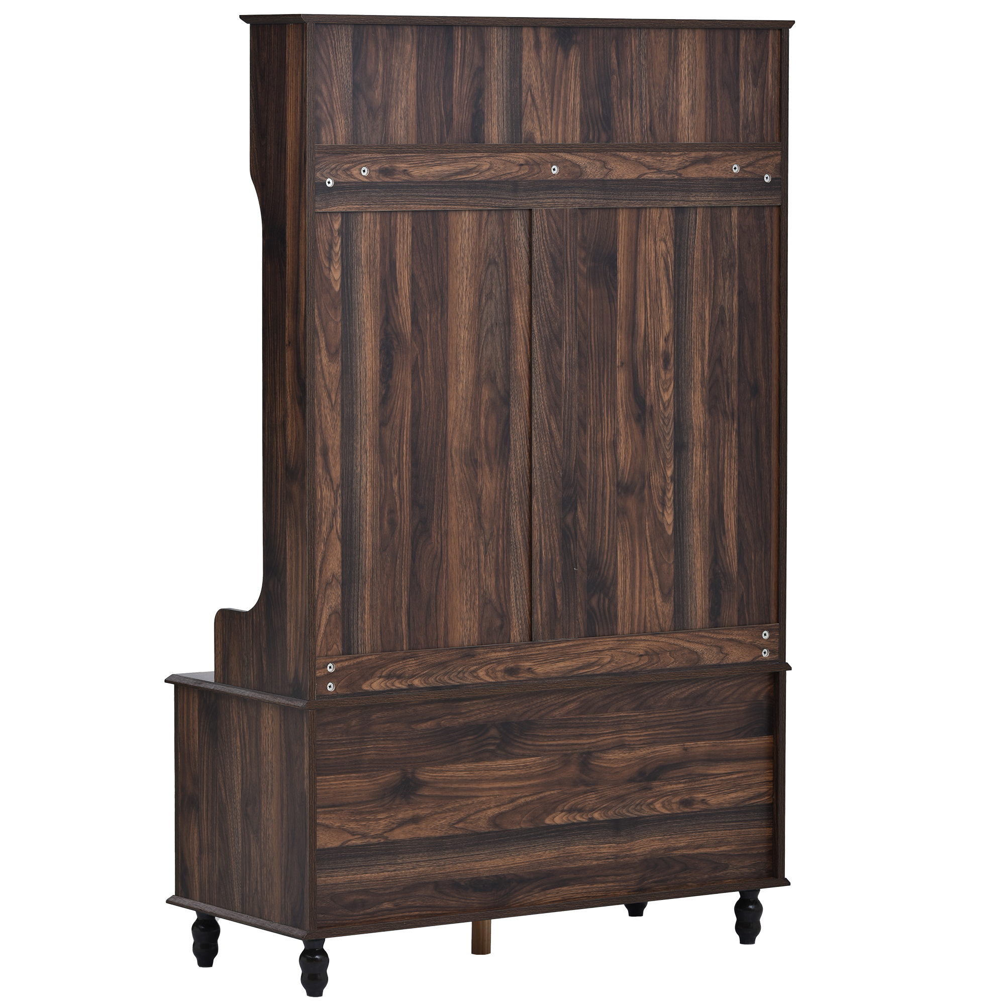 BYBLIGHT Hall Tree with Shoe Bench, Hidden Shoe Cabinet, Coat Racks for  Entryway, Closet BB-JW0273GX - The Home Depot