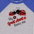 thumbnail image 4 of Inktastic My Great Aunt Loves Me with Cute Ladybugs Boys or Girls Baby Bodysuit, 4 of 5