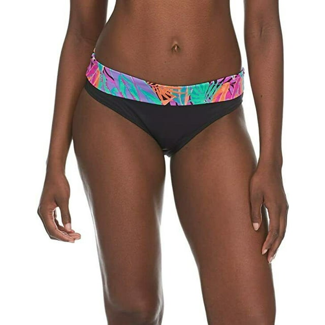 SKYE SK65368 Mid Waist Full Coverage Bikini Bottom Swimsuit ( S )