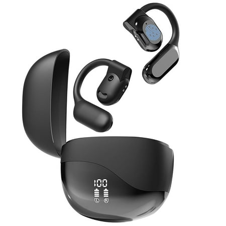Language Translator Earbuds Real Time, 2025 New Open Ear Wireless AI Headphones Language Translation for Android iOS, 144 Languages Play Music Bluetooth for Travel Business Learning