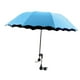 thumbnail image 5 of Sombrilla de playa con abrazadera ajustable, plegable en tres posiciones, impermeable, parasol Azul, 5 of 9