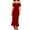 Red, variant on Jdlsppl Women's Formal Dress Slim Fit Off the Shoulder Ruffle Mermaid Cocktail Party Wedding Guest Bodycon Dinner Evening Long Fishtail Dresses Black Funeral 10