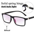 thumbnail image 2 of Reading Glasses with Double Lens Anti Blue Light Filter Clear Vision Readers for Eye Strain Relief Lightweight, 2 of 5