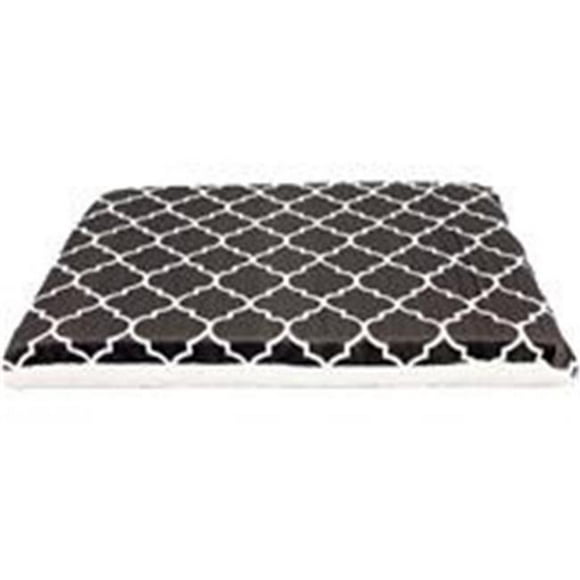Quiet Time Teflon Defender Dog Beds; Pet Beds Designed to Fit Folding Metal Dog Crates, Brown & White Geometric Pattern, 30-Inch