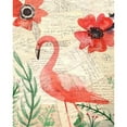 thumbnail image 3 of Allen, Kimberly 12x14 Black Modern Framed Museum Art Print Titled - Postcard Flamingo 2, 3 of 5
