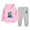 Pink, variant on JFOPQVSM Cute Cartoon Printed Hooded Sweatshirt and Sporty Sweatpants Set for Boys Suitable for and Winter