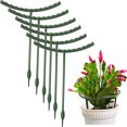thumbnail image 4 of Remarks For Ordering: Long Model 8 Horizontal And 4 Vertical Per Pack Plant Support Pile Garden Flower Stand Semi-circular Plant Support Ring - Green 15.5x26 Long Model, 4 of 8