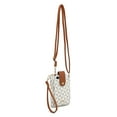 thumbnail image 6 of Poppy Faux Leather Womens Crossbody Shoulder Bag Cell Phone Purse Wallet Credit Card Slots Holder Clutch, 6 of 8