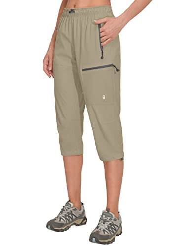 Little Donkey Andy Men's Quick Dry 3/4 Pants Capri Shorts Lightweight Hiking Travel Casual 