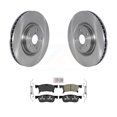 thumbnail image 1 of Transit Auto Front Disc Brake Rotors and Ceramic Pads Kit for Car 2019-2024 Subaru Ascent K8A-104875, 1 of 11
