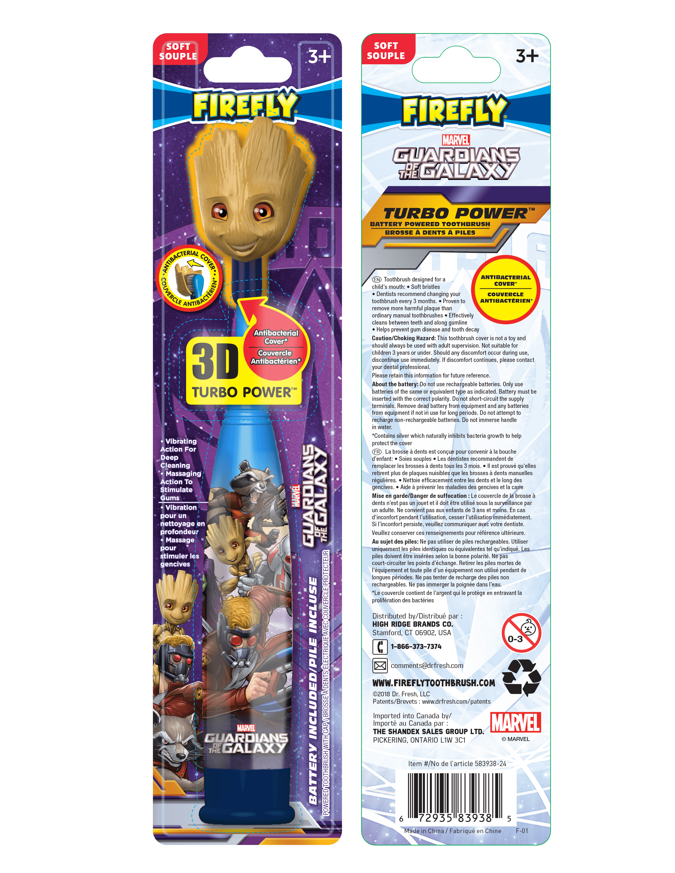 Firefly Avenger Infinity Turbo Toothbrush - image 3 of 3