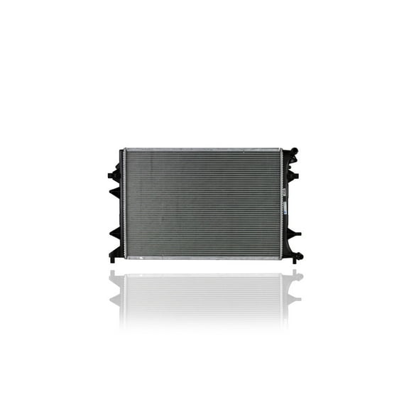 Radiator - Cooling Direct Compatible/Replacement for '15-15 VW Volkswagen Beetle/Jetta/Passat 4Cy/2.0 Turbo Diesel, 16-16 Jetta Sedan 4Cy/1.4 Turbo Auxiliary Plastic Tank, Aluminum Core - 5K0121251S