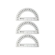(3 pack) (3 pack) Westcott Clear Plastic Protractor