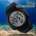 thumbnail image 5 of SKMEI Men's Digital Sports Watch Large Face Military Format Waterproof Stopwatch Alarm Wrist Watch, 5 of 9
