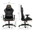 thumbnail image 5 of Gaming Chair with Zodiac Star Sign, Libra Astrology Logo Ergonomic Computer Chair with Headrest Lumbar Support Recliner Height Adjustable Swivel Office Desk Chair, Constellation, 5 of 7