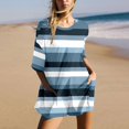 thumbnail image 2 of YDLCAFD Women Gradient Print Short Sleeve Jumpsuit Short Loose Backless Jumpsuits Rompers XXL, 2 of 7