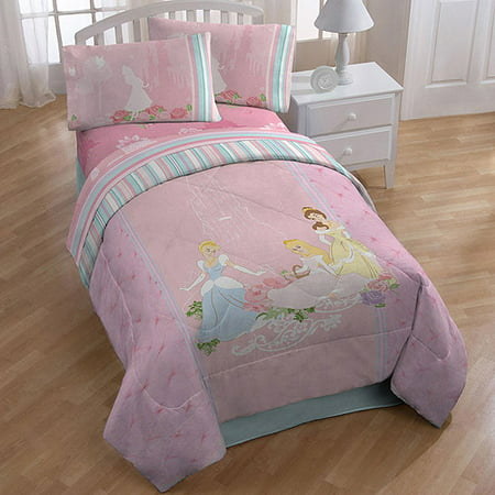 princess disney bedding elegance comforter sheet twin sets walmart