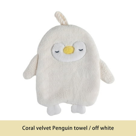 

WMYBD Hand Towels High-density Thickened Coral Fleece Hand Towel Hanging Cute Korean Bathroom Absorbent Children s Creative Cartoon Hand Towel