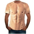 thumbnail image 1 of RKSTN Chemises pour Hommes Manches Courtes Mode Imprimé Musculaire Mode Mise en Forme Col Rond T-Shirt à Manches Courtes Chemises Hawaïennes pour Hommes, 1 of 5
