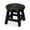 Espresso, variant on Compact carved step stool / Versatile use for drinks table or child's seat