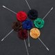thumbnail image 1 of Broche de hombre con corpiño largo y clásico con flores, broche de hombre a juego, corpiño de seda sintética, 1 of 5