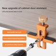 thumbnail image 2 of Cabinet Doors Installation Positioner, Adjustable Cabinet Doors InstallerJig, Easy Doors Support and Alignment, Heavy-Duty Aluminum Alloy Positioner for Hinges & Woodworking, 2 of 8