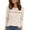 Apricot, variant on Womens Lace Long Sleeve Shirt Fall Top Dreesy Casual Tunic Sweaters Mesh Clothes Trendy Work Cute Outfits