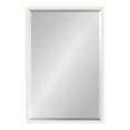 thumbnail image 5 of Kate and Laurel Makenna Traditional Rectangle Wall Mirror, 20 x 30, Soft White, Beaded Vintage Bathroom Mirror with Ornate Detailing and Beveled Edge Design, 5 of 7