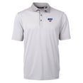 thumbnail image 2 of Men's Cutter & Buck  Gray/White SMU Mustangs Big & Tall Virtue Eco Pique Micro Stripe Recycled Polo, 2 of 3