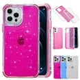 thumbnail image 5 of For Apple iPhone 14 Pro Glitter Bling Clear Hybrid Bumper Shockproof Case Cover, 5 of 13