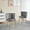 Grey, variant on White Chair with Golden Legs - Spacious Design - Cafe and Living Areas - Perfect Fit