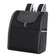 thumbnail image 2 of Pet Carrier Mochila Bolsa de viaje para perros pequeños Gatos Bolsa de transporte Suave Negro jinwen Organizador de viajes, 2 of 8