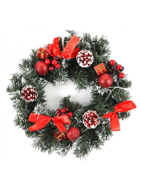 Christmas house clipart Christmas LED Light String Wreath Front Door Hanging Home Party Decor - Walmart.com