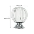thumbnail image 2 of FUTUREORYY 4Pcs Crystal Lamp Finials Transparent Solid Caps Elegant Light Knob Decor for Table Lamps, 2 of 5