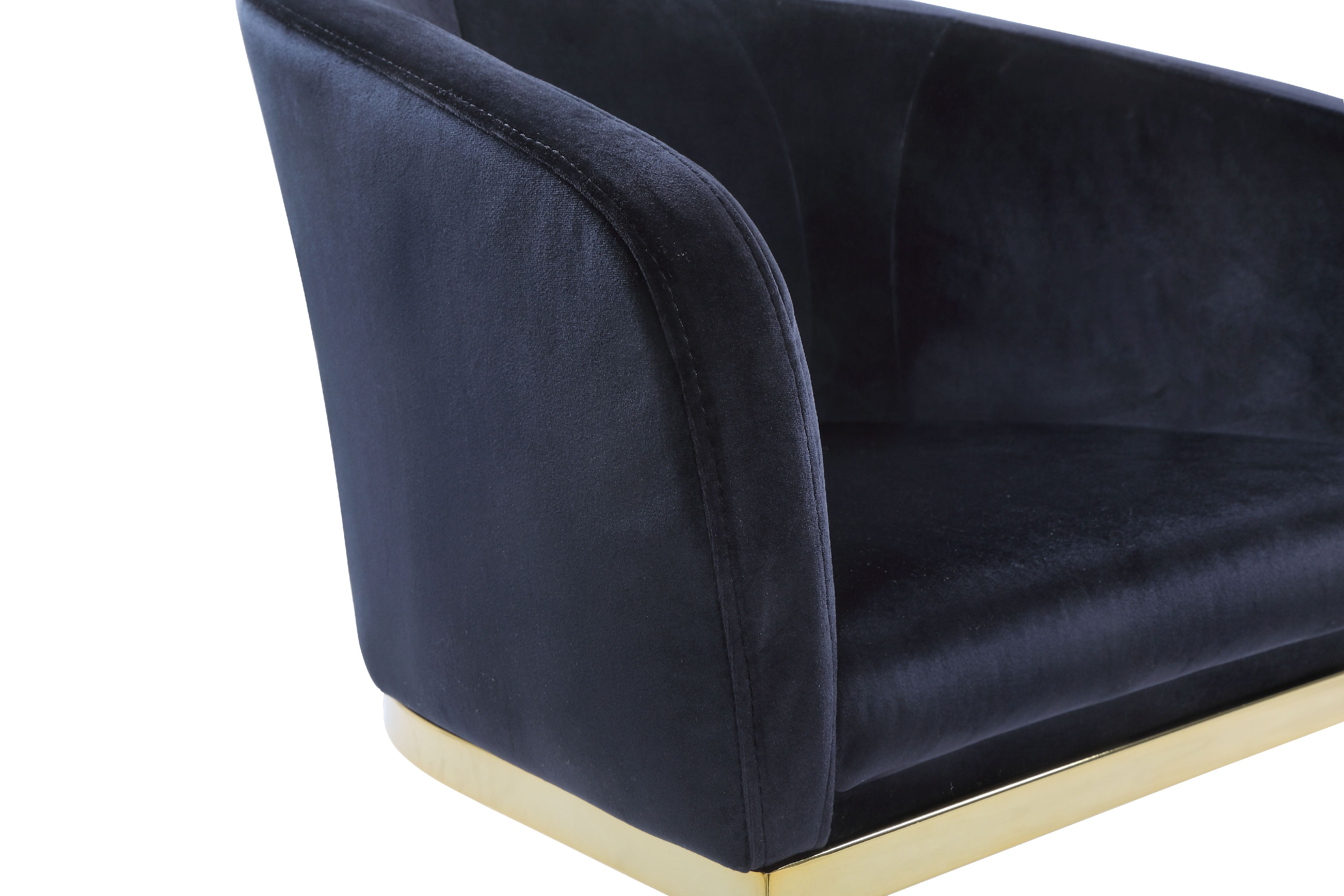 Navy blue chair and a half store