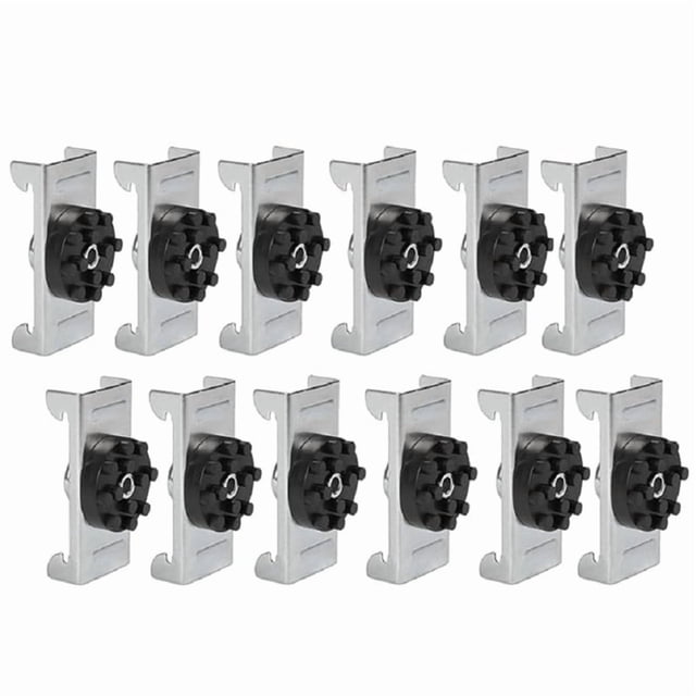 Paquete de 12 clips insonorizantes para paneles de yeso.