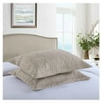 thumbnail image 2 of 2 Pieces Microfiber Quilted Pillow Shams Soft Pillow Covers with Envelope Closure Standard Size(Taupe), 2 of 5