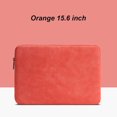 thumbnail image 2 of Laptop Sleeve Leather Waterproof Notebook Bag Zipper Shock-Proof Computer Case, , 13 Inches-Pu-15, 2 of 8