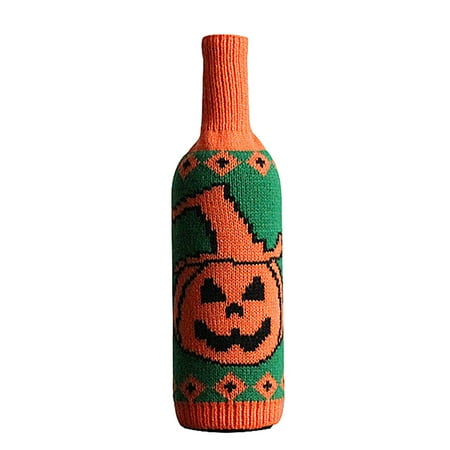 

Decoration Bottle Cover Creative Witch Pumpkin Festival