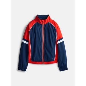 Athletic Works Boys Active Woven Track Jacket