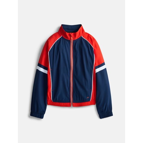 Athletic Works Boys Active Woven Track Jacket, Sizes 4-18