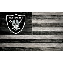 Las Vegas Raiders 11'' x 19'' Distressed Flag Sign