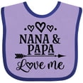 thumbnail image 3 of Inktastic Nana Papa Love Me Grandchild Boys or Girls Baby Bib, 3 of 4