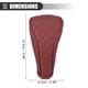 thumbnail image 5 of Funda universal para palanca de cambios manual de coche con cremallera, funda para palanca de cambios, funda para palanca de cambios, moderna, piel sintética, color rojo vino, 5 of 7